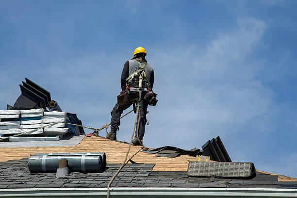 Professional Roof Replacement technician working in Saint Joe, IN